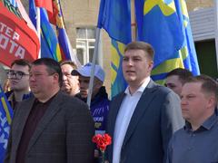 На День космонавтики в Саратов приехали летчик-герой Юрий Шаргин и председатель Госдумы Вячеслав Володин