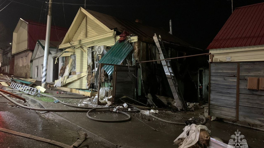 На пожаре в Саратове погиб мужчина