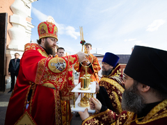 Митрополит Игнатий: саратовцы не поделили свечки, встречая Благодатный огонь