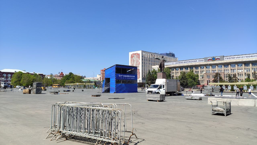 В Саратове собирают сцену для всероссийской Студвесны