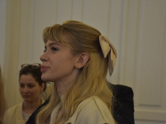 Алена Апина участвует в съемках Комбинации в Саратове