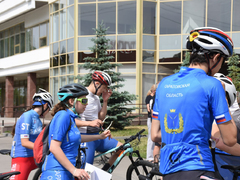 В Саратове 500 велосипедистов устроили гонку