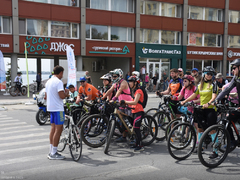 В Саратове 500 велосипедистов устроили гонку