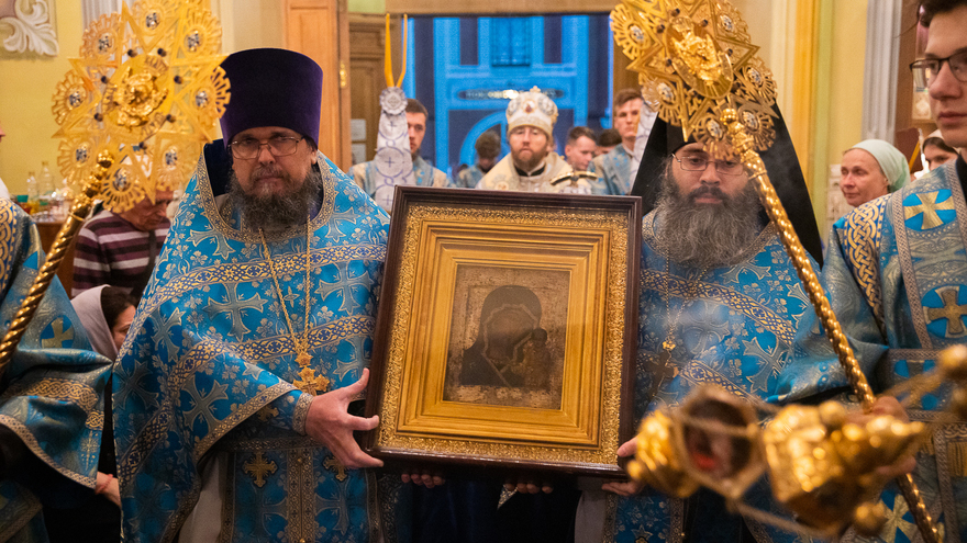 В Саратов привезли Казанскую икону Божией Матери