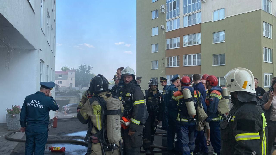 В Саратове в ЖК Ямайка случился пожар