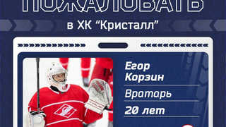 Саратовский Кристалл пополнился 20-летним вратарем из МХЛ