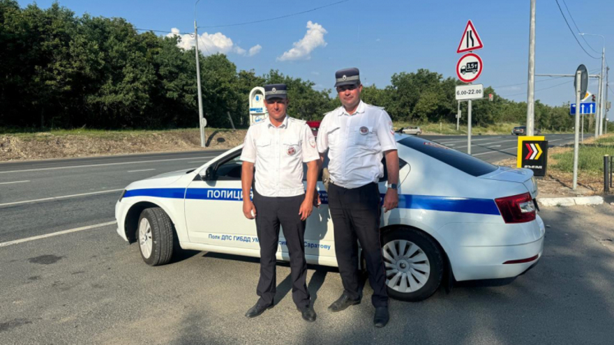 Саратовские полицейские помогли мужчине с сердечным приступом быстро добраться до больницы