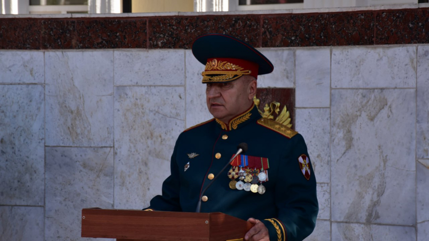 Место силы: Герой России Александр Белоглазов торжественно вступил в должность начальника саратовского института Росгвардии