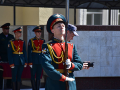 Место силы: Герой России Александр Белоглазов торжественно вступил в должность начальника саратовского института Росгвардии