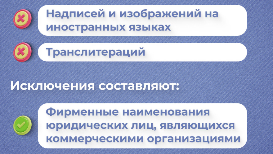 В Саратове вывески на иностранных языках запретят 1 сентября