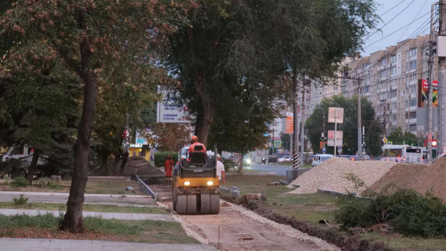 В Энгельсе отремонтировали 6 километров тротуаров: работа продолжится в 2025 году