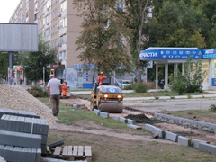 В Энгельсе отремонтировали 6 километров тротуаров: работа продолжится в 2025 году