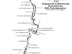 В Саратове временно изменили автобусный маршрут № 8А