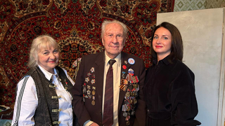 Саратовский ветеран Николай Соков отмечает 102-летие