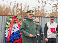 В Красном Куте похоронили погибшего на СВО солдата Антона Абрамова