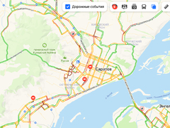 Первый снегопад: Саратов встал в девятибалльных пробках, стоимость такси перевалила за тысячу рублей