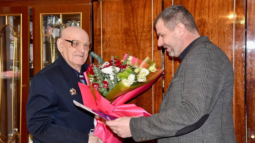 Балаковский ветеран Константин Лысов отметил 100-летие