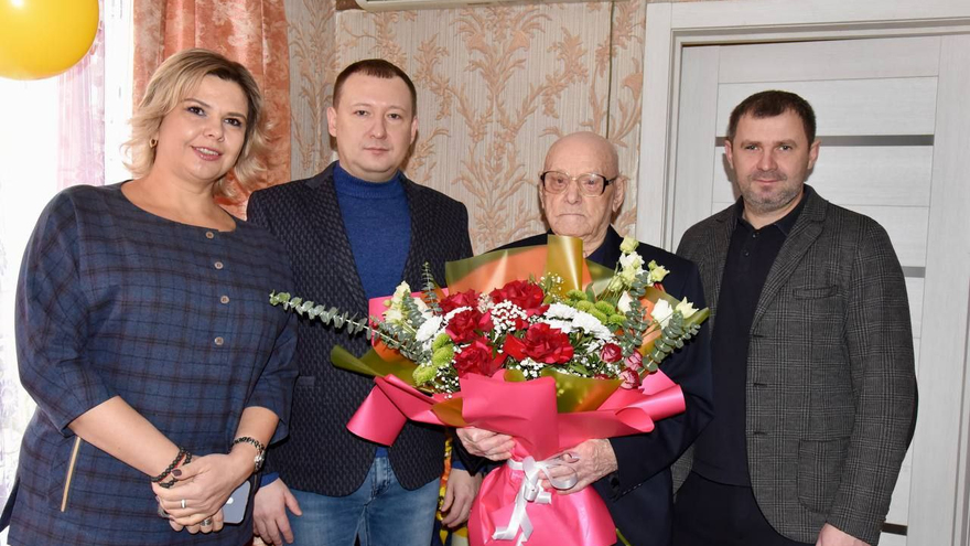 Балаковский ветеран Константин Лысов отметил 100-летие