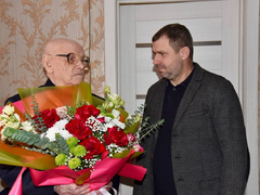 Балаковский ветеран Константин Лысов отметил 100-летие