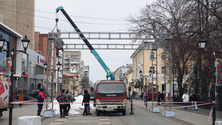 В центре Саратова размещают световую арку для привлечения туристов