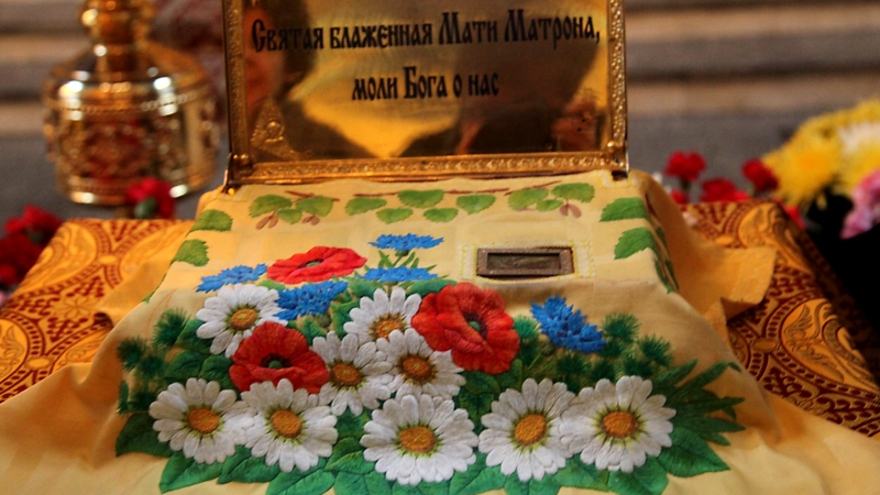 В Саратов почти на месяц привезут мощи Матроны Московской
