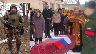 В Саратовской области похоронили погибшего после ранения в ДНР добровольца