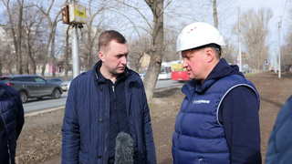 Реконструкция трамвайного маршрута № 3. У губернатора появились серьезные замечания к подрядчику