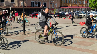 Более 500 балашовцев поучаствовали в патриотическом велопробеге