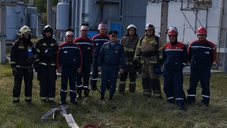 В Аркадаке тушили воображаемый пожар на электроподстанции