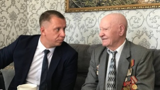Воевал на Курской дуге, служил в Китае: единственному ветерану из Лысогорского района исполнилось 100 лет