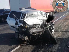 Под Саратовом два человека погибли в ДТП с фурой