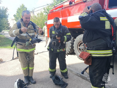 Учения: добровольцы и пожарные потушили храм под Саратовом