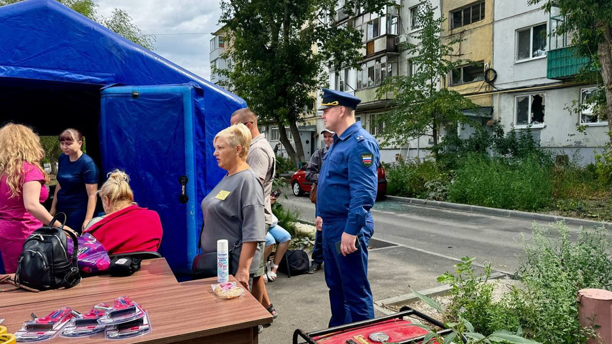 После атаки БПЛА от саратовцев поступило 130 обращений по поврежденному имуществу
