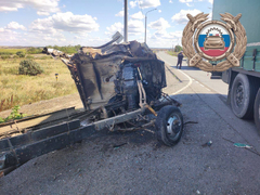Под Саратовом в ДТП с грузовиками погиб водитель