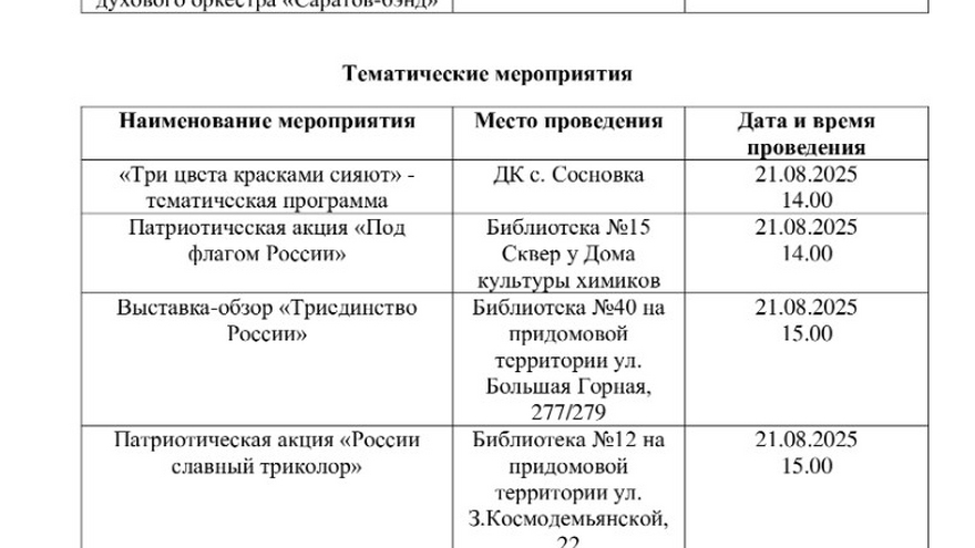 Саратовцев пригласили отметить День Государственного флага