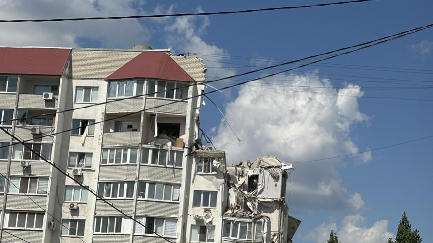 Взрыв не повлиял на устойчивость саратовской десятиэтажки