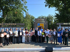 В Энгельсском районе обновили доску почета 