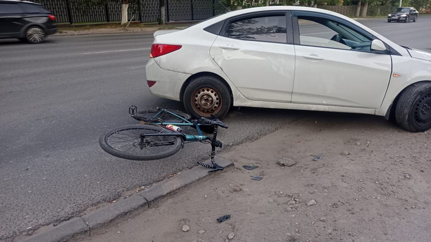 В Саратове велосипедист попал под колеса иномарки 