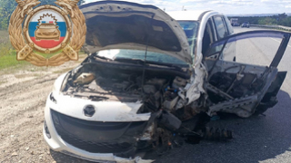 Водитель пострадал в тройной аварии под Вольском