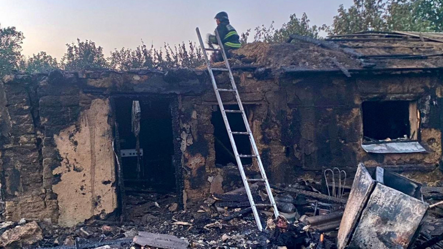 Пенсионерка погибла на пожаре в саратовском селе