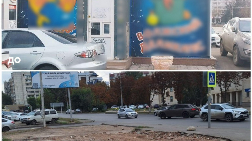 В Энгельсе демонтировали 279 незаконных баннеров, ларьков и гаражей