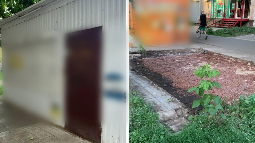 В Энгельсе демонтировали 279 незаконных баннеров, ларьков и гаражей