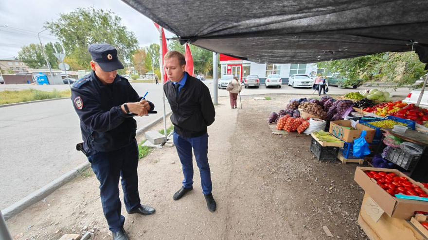 В Саратове незаконно продавали овощи, арбузы и дыни