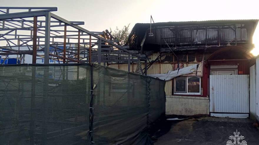 В Аткарске горела пекарня