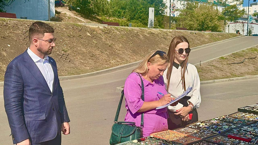 В Саратове на набережной нашли торговцев-нарушителей