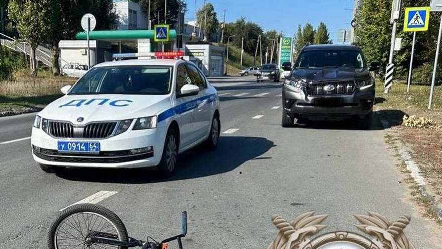 В Балакове Land Cruiser наехал на 10-летнего велосипедиста