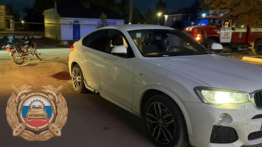 В саратовском селе 13-летний байкер пострадал в ДТП с BMW