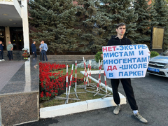 Экстремистов на нары: в Саратове прошли пикеты за строительство школы в Территории детства 