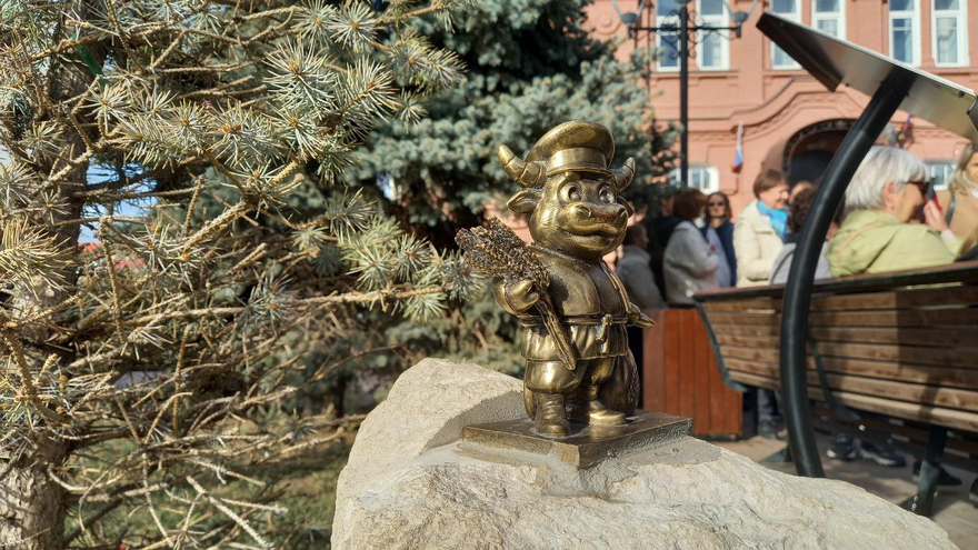 В Энгельсе открылся туристический трек с бычками: их трут, чтобы вдохновиться и преуспеть в бизнесе