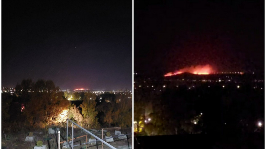 В Саратове на 25 гектарах полыхала трава